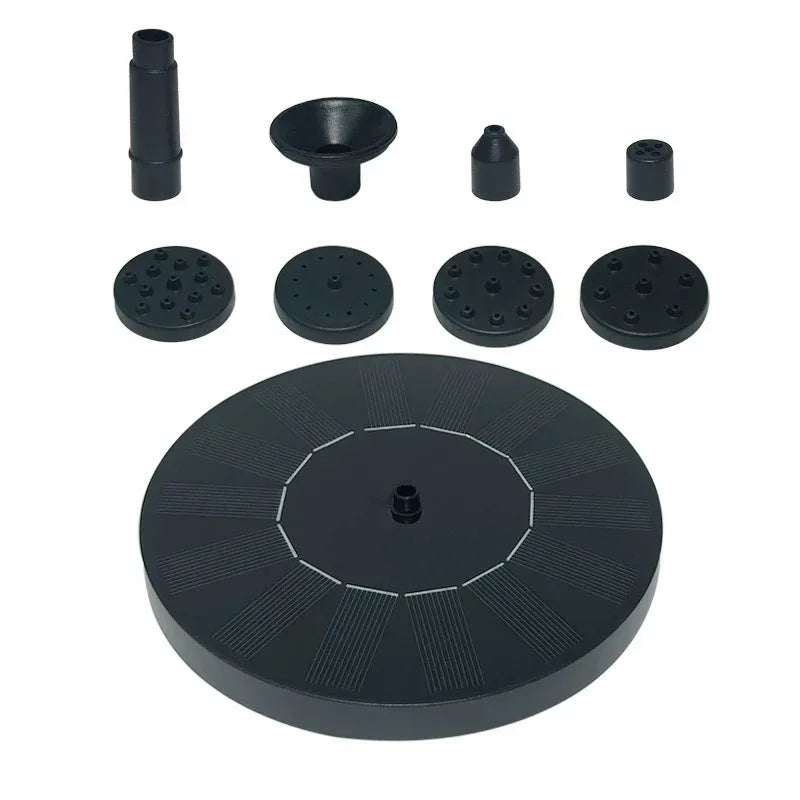 Mini Solar Water Fountain – Outdoor Pond, Pool & Bird Bath Fountain with Waterfall Effect