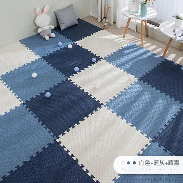 16pcs Foam Baby Play Mat – Interlocking Puzzle Floor Tiles, Soft Kids Carpet (30×30cm)