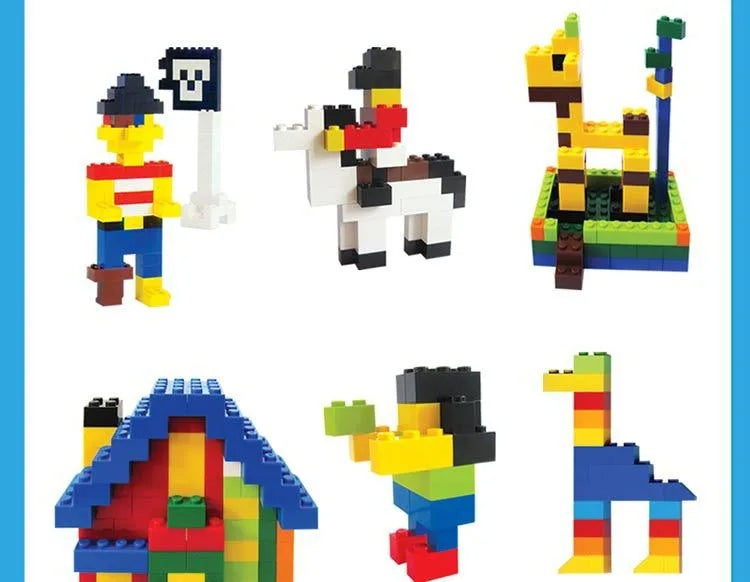 DIY Creative Building Blocks – Big City Set, 300–500pcs, Educational & Fun for Kids