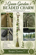 Green Sparkle Beaded Charm 💚✨by Raelynn Creations