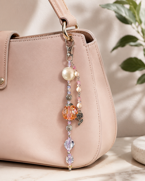 "Blushing Rose" - Handmade Charm by Raelynn Creations