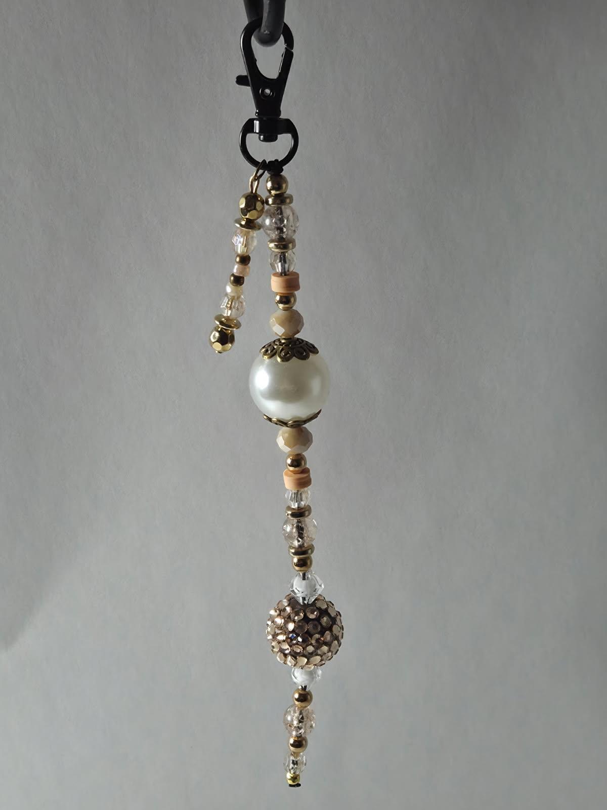 "She's a Pearl" Purse Charm by Raelynn Creations